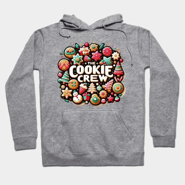 The Cookie Crew Vintage Christmas Baking Hoodie by TheCloakedOak